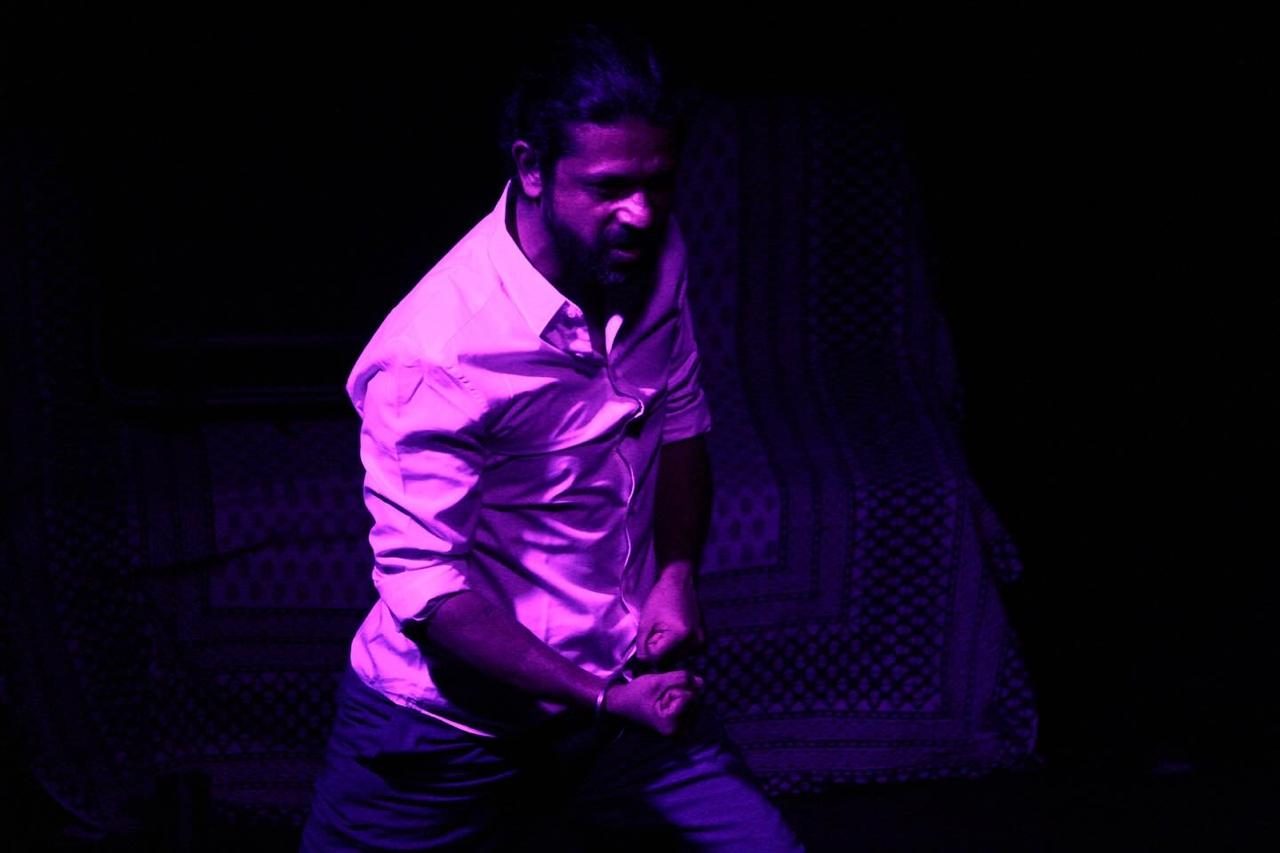 Akash Tyagi on stage