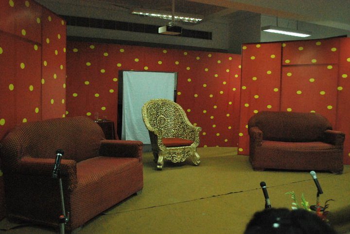 The set of an Abhimanch production