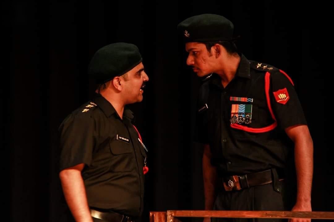 Court Martial on stage